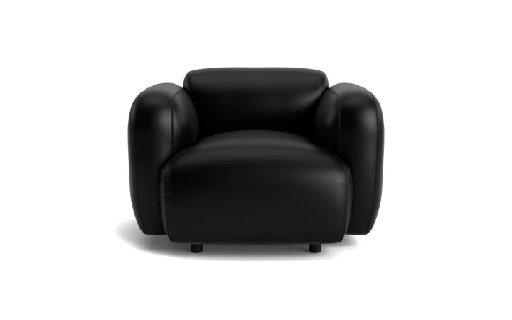 Swell Armchair - Normann Copenhagen Lounge Chairs - Ultra Leather - 41574 Brandy - HORNE