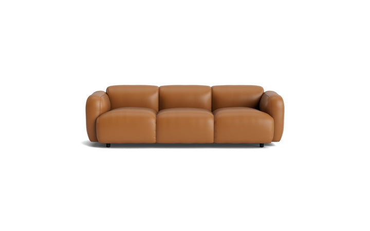 Swell Sofa 3-Seater - Normann Copenhagen Modular Sofas - Ultra Leather - 415714 - HORNE