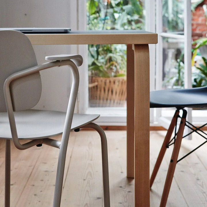 Table 81B by Alvar Aalto - Artek Tables + Desks - Birch/Black Laminate - HORNE