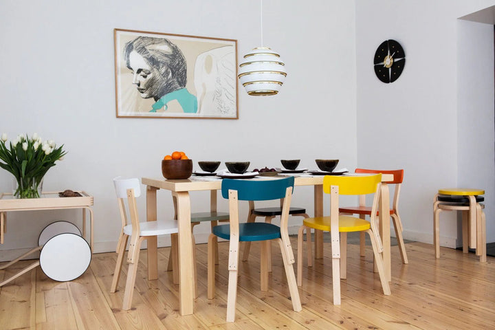 Table 82B by Alvar Aalto - Artek Tables + Desks - White Laminate Top - HORNE