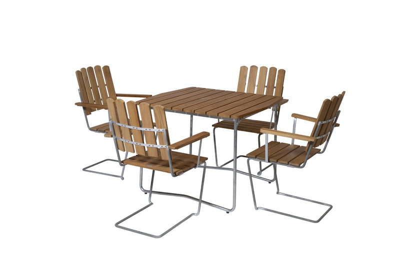 Table B31 84 - Grythyttan Stålmöbler - Tables - Untreated Teak - HORNE