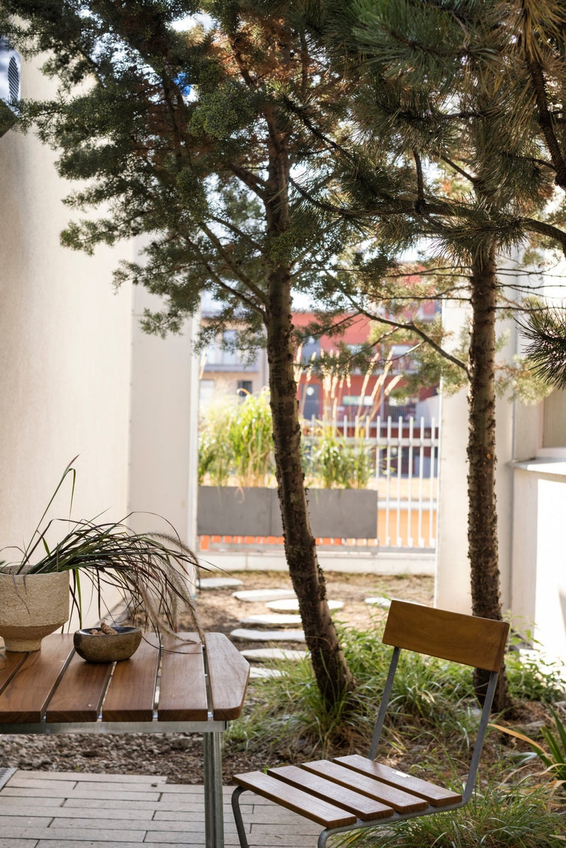 Table B31 84 - Grythyttan Stålmöbler - Tables - Untreated Teak - HORNE