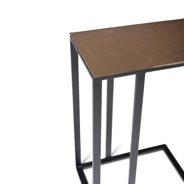 Tanu C - Table End Table - Urbia Table + Task - Antique Brass - HORNE