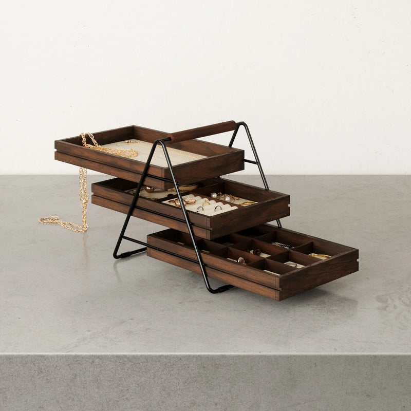 Terrace 3-Tier Jewelry Tray - Umbra Storage + Organization - HORNE