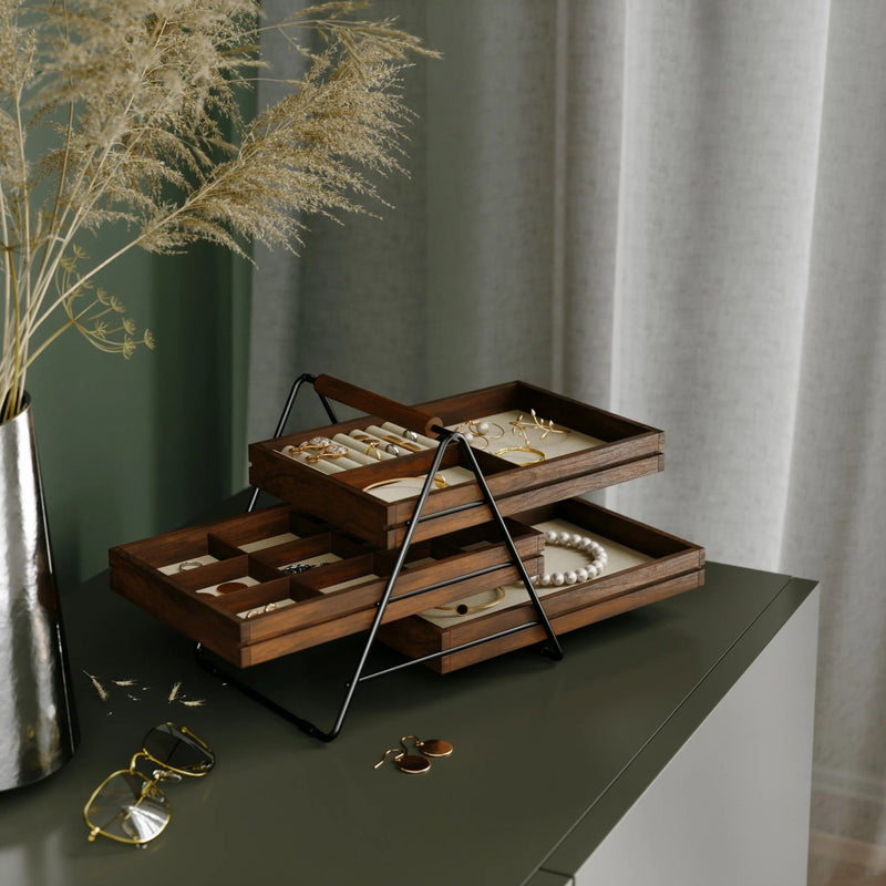 Terrace 3-Tier Jewelry Tray - Umbra Storage + Organization - HORNE