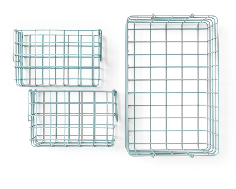 The Baskets - Mustard Made US Storage + Organization - Chalk - HORNE