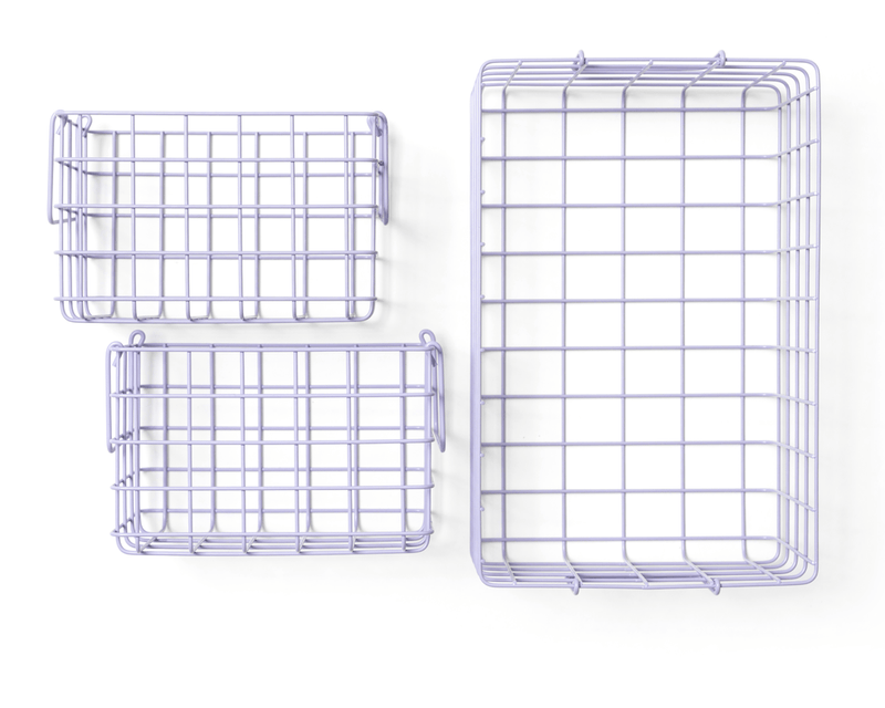 The Baskets - Mustard Made US Storage + Organization - Chalk - HORNE