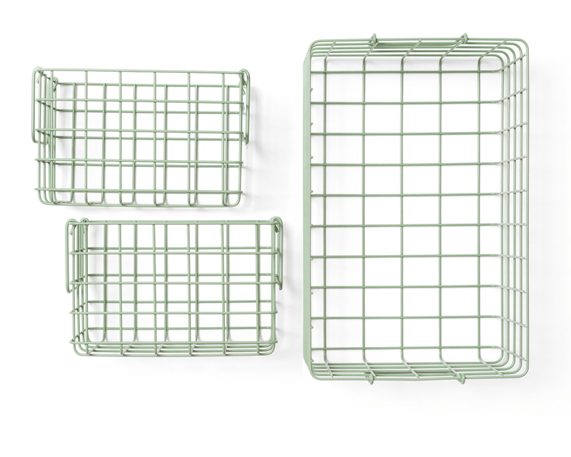 The Baskets - Mustard Made US Storage + Organization - Chalk - HORNE