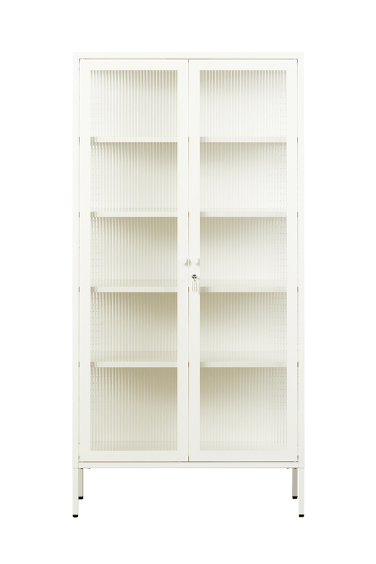 The Collector Cabinet - Mustard Made US Storage + Organization - Chalk - HORNE