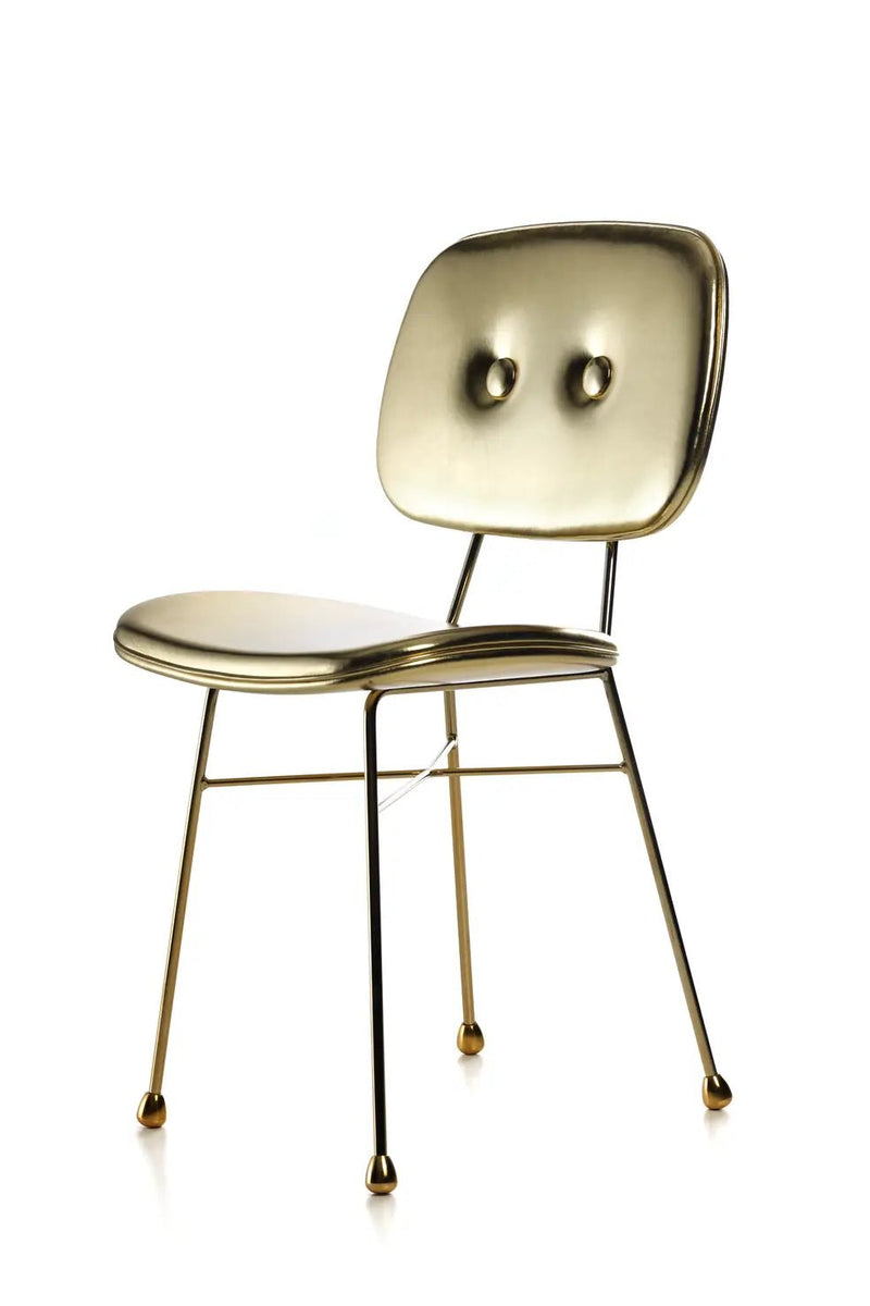 The Golden Chair - Moooi Chairs - CAT I - Abbracci Taupe - Golden - HORNE