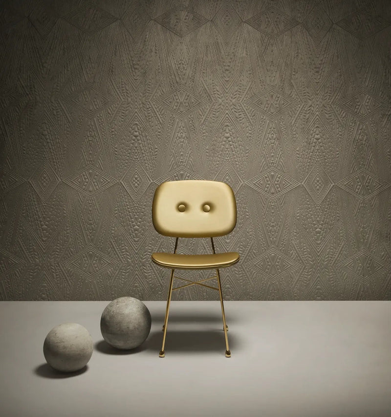 The Golden Chair - Moooi Chairs - CAT I - Abbracci Taupe - Golden - HORNE