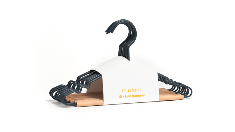 The Hangers - Mustard Made US Storage + Organization - Adult Top Hanger - Chalk - HORNE