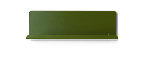 The Ledge Shelf - Mustard Made US Storage + Organization - Chalk - Large - HORNE