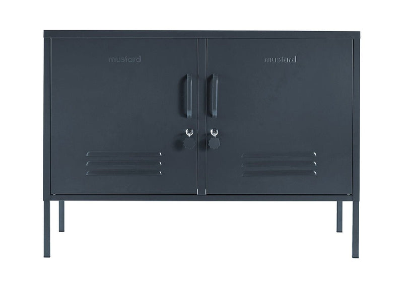 The Lowdown Cabinet - Mustard Made US Storage + Organization - Chalk - HORNE