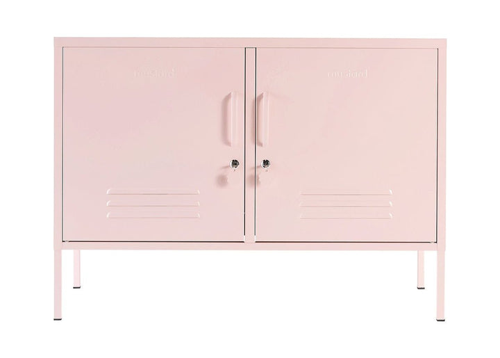 The Lowdown Cabinet - Mustard Made US Storage + Organization - Blush - HORNE