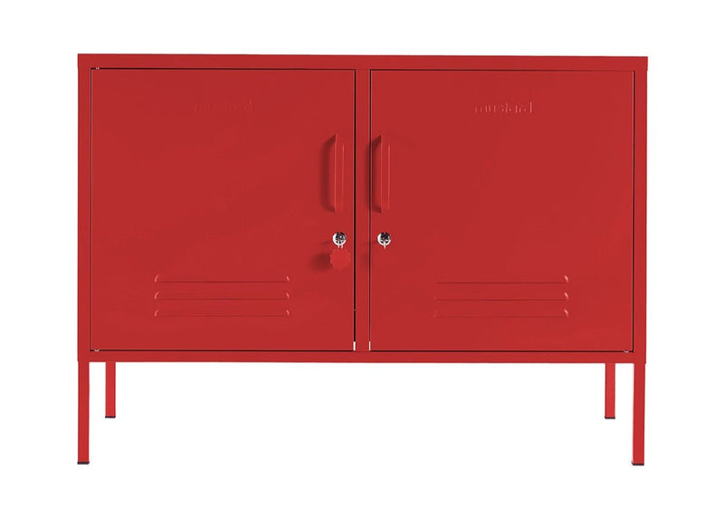 The Lowdown Cabinet - Mustard Made US Storage + Organization - Chalk - HORNE