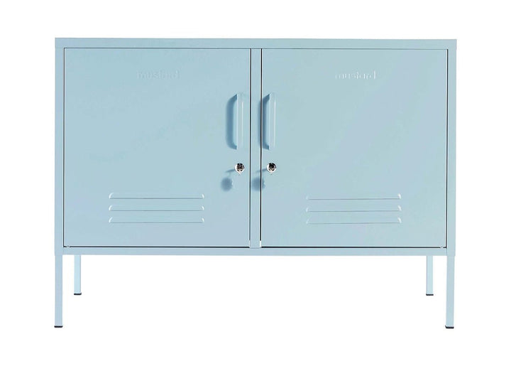 The Lowdown Cabinet - Mustard Made US Storage + Organization - Ocean - HORNE