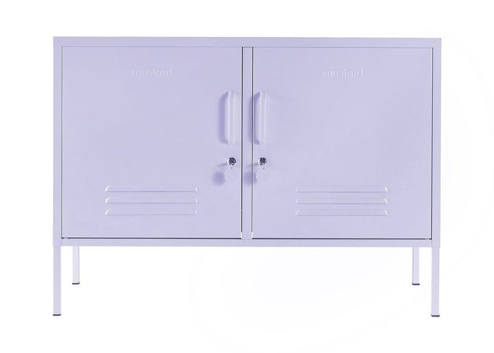 The Lowdown Cabinet - Mustard Made US Storage + Organization - Lilac - HORNE