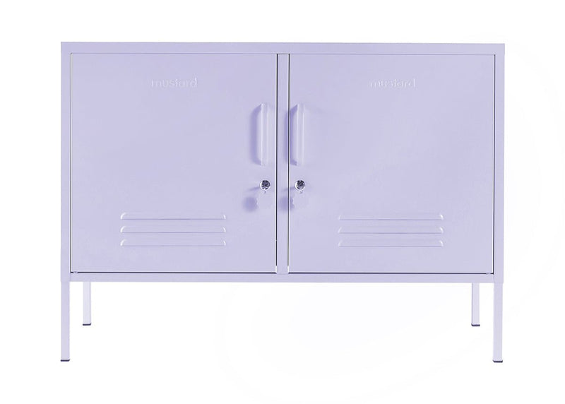 The Lowdown Cabinet - Mustard Made US Storage + Organization - Chalk - HORNE