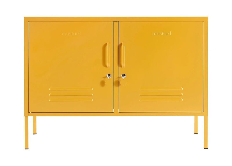 The Lowdown Cabinet - Mustard Made US Storage + Organization - Chalk - HORNE