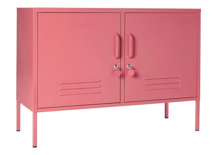 The Lowdown Cabinet - Mustard Made US Storage + Organization - Blush - HORNE