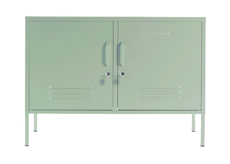 The Lowdown Cabinet - Mustard Made US Storage + Organization - Chalk - HORNE