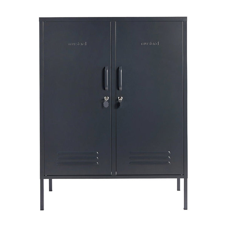 The Midi Cabinet - Mustard Made US Storage + Organization - Slate - HORNE