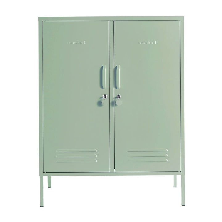 The Midi Cabinet - Mustard Made US Storage + Organization - Sage - HORNE