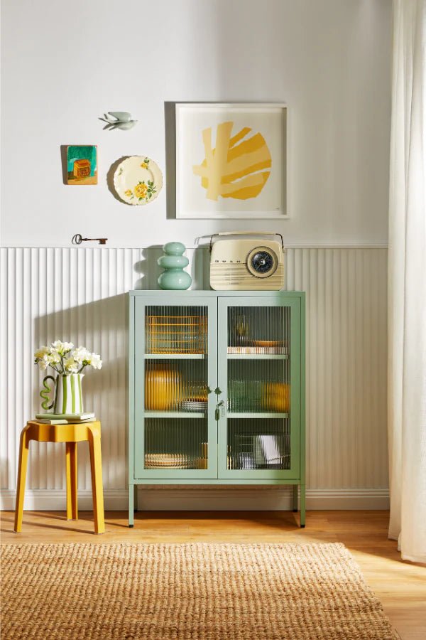 The Mixer Cabinet - Mustard Made US Storage + Organization - Blush - HORNE