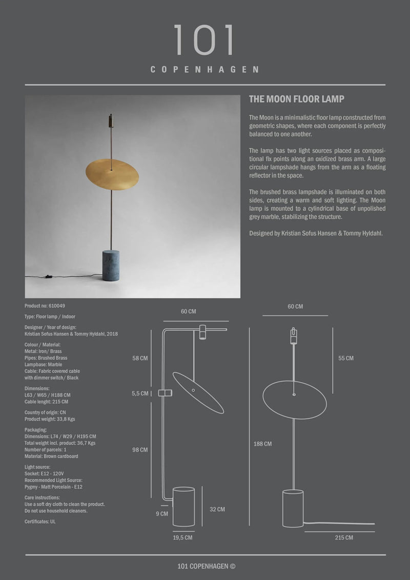 The Moon Floor Lamp - 101 Copenhagen Lighting - HORNE