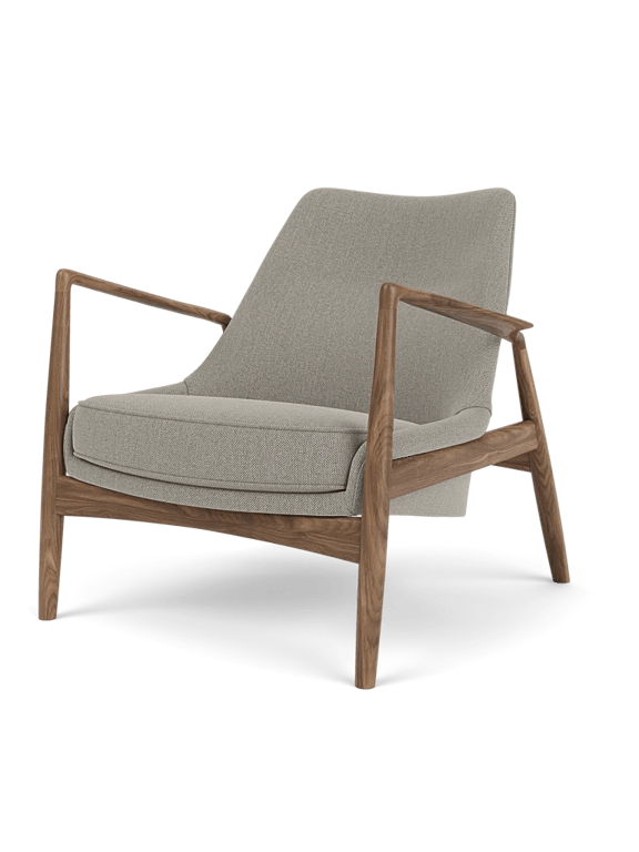 The Seal Lounge Chair - Low Back - Audo Copenhagen Chairs - Natural Oak - Dakar Leather - 0329 Brown - HORNE