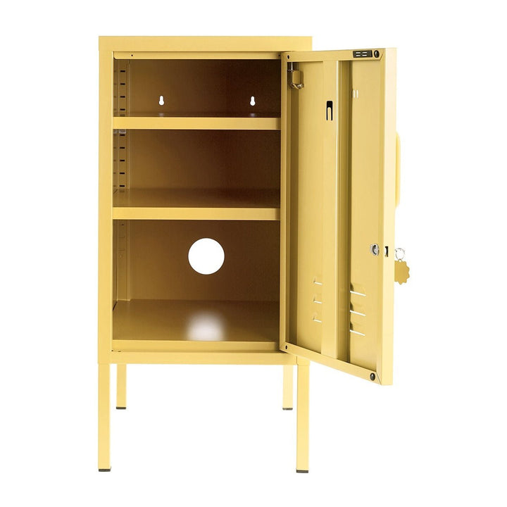 The Shorty Locker - Mustard Made US Storage + Organization - Butter - Right - HORNE