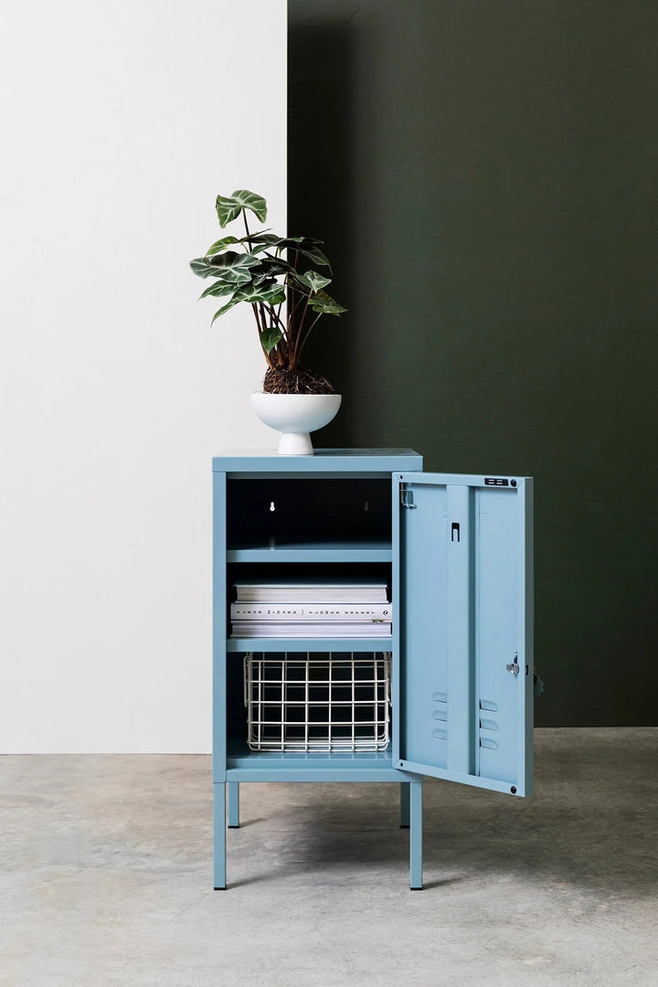 The Shorty Locker - Mustard Made US Storage + Organization - Butter - Left - HORNE