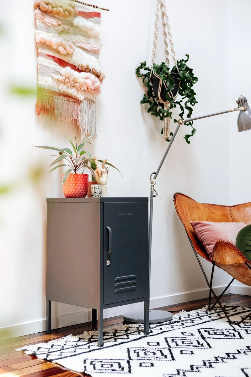 The Shorty Locker - Mustard Made US Storage + Organization - Berry - Right - HORNE