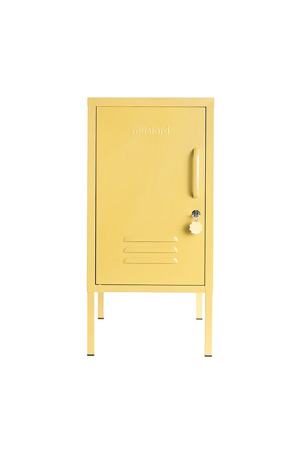 The Shorty Locker - Mustard Made US Storage + Organization - Butter - Left - HORNE