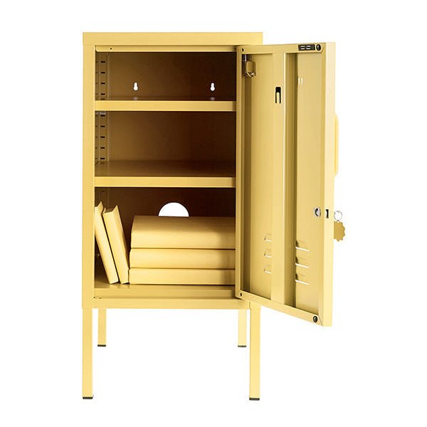The Shorty Locker - Mustard Made US Storage + Organization - Berry - Right - HORNE