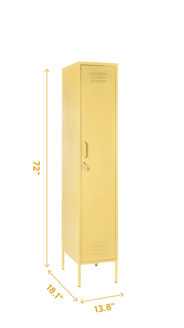 The Skinny Locker - Mustard Made US Storage + Organization - Butter - HORNE