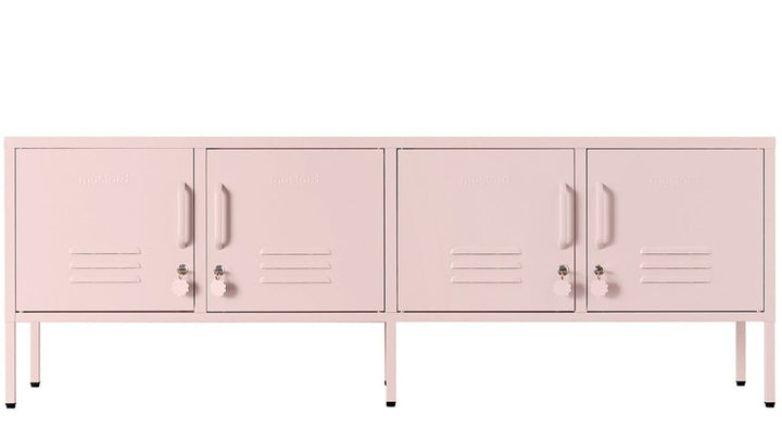 The Standard Low Cabinet - Mustard Made US Storage + Organization - Blush - HORNE
