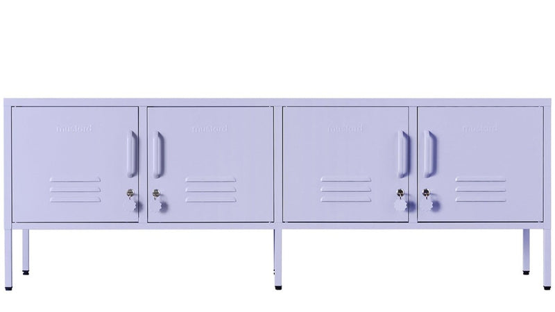 The Standard Low Cabinet - Mustard Made US Storage + Organization - Chalk - HORNE