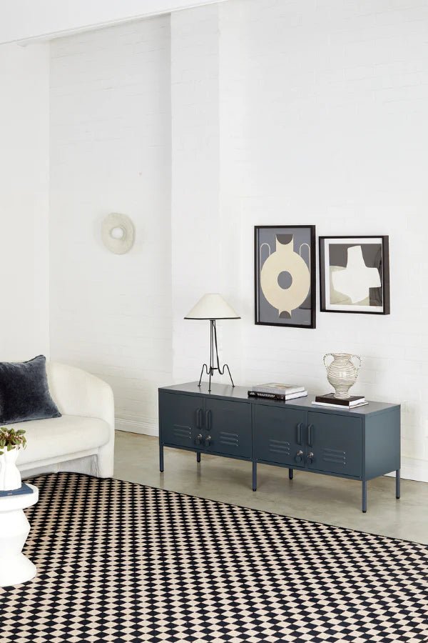 The Standard Low Cabinet - Mustard Made US Storage + Organization - Berry - HORNE