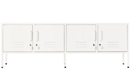 The Standard Low Cabinet - Mustard Made US Storage + Organization - Chalk - HORNE