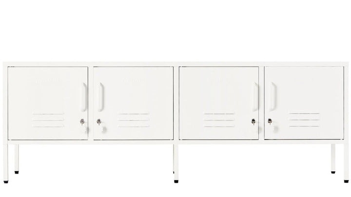 The Standard Low Cabinet - Mustard Made US Storage + Organization - Chalk - HORNE