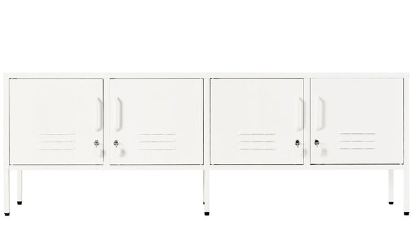 The Standard Low Cabinet - Mustard Made US Storage + Organization - Chalk - HORNE