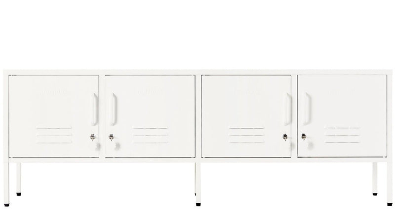 The Standard Low Cabinet - Mustard Made US Storage + Organization - Chalk - HORNE