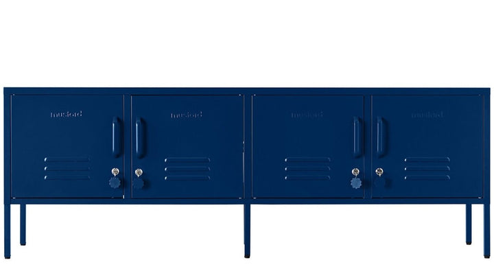 The Standard Low Cabinet - Mustard Made US Storage + Organization - Navy - HORNE