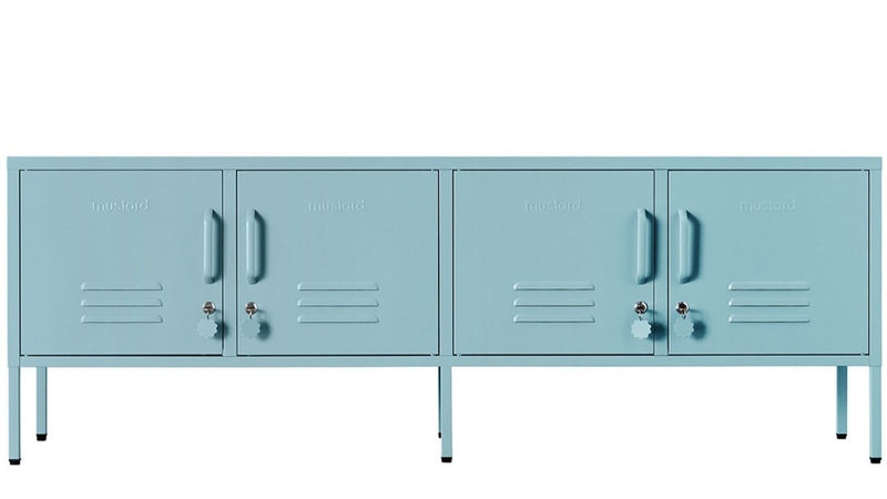 The Standard Low Cabinet - Mustard Made US Storage + Organization - Chalk - HORNE