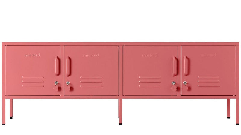 The Standard Low Cabinet - Mustard Made US Storage + Organization - Chalk - HORNE