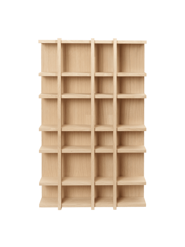 Tilem Shelf - 4x6 - Ferm Living Shelving - Natural Oak Veneer - HORNE