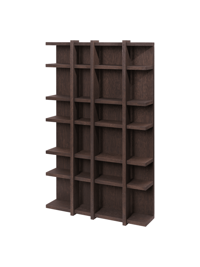 Tilem Shelf - 4x6 - Ferm Living Shelving - Dark Stained Oak - HORNE