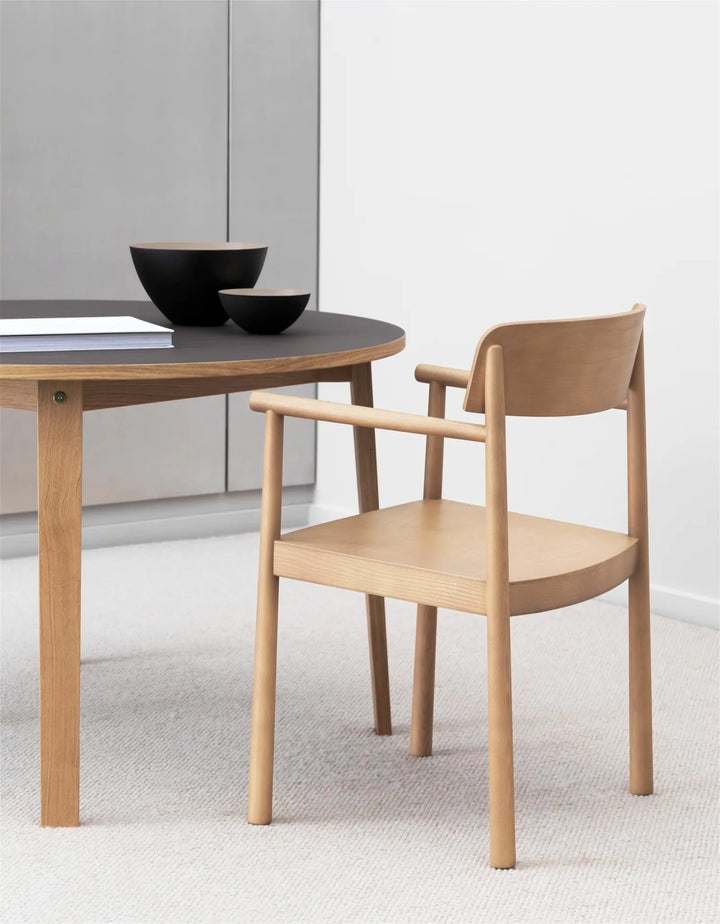 Timb Armchair - Normann Copenhagen Dining Chairs - Brown - HORNE